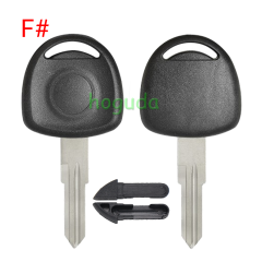 For GTL high quality Opel transponder key blank (No Logo)