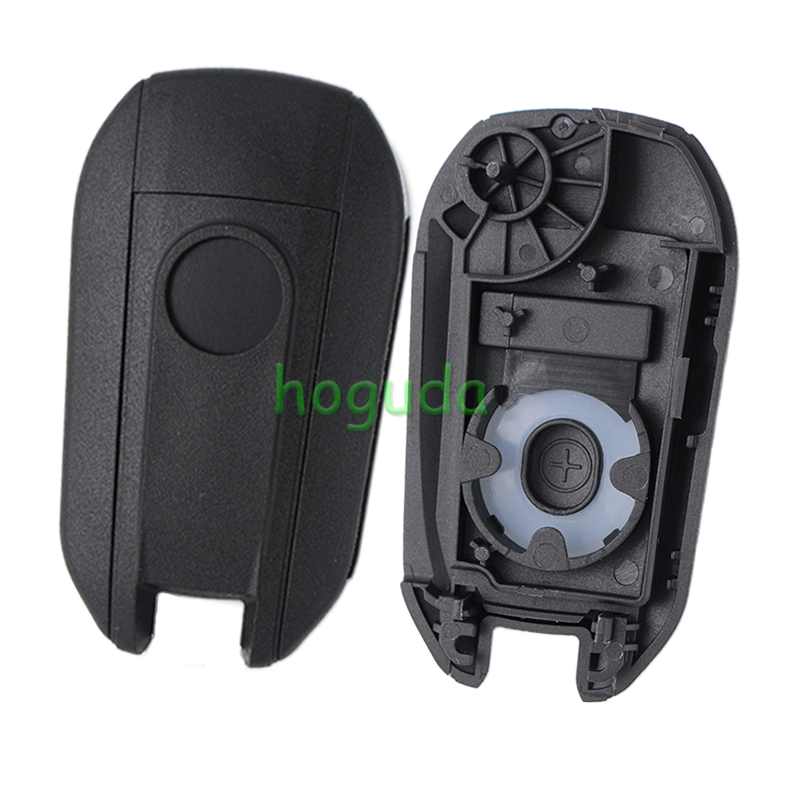 For Peugeot 3 button remote Key Shell with HU83 407 blade