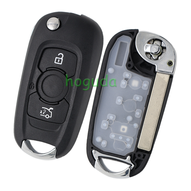 For Opel 2 button flip folding remote key blank