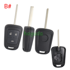 For Opel 2/3 button remote key shell