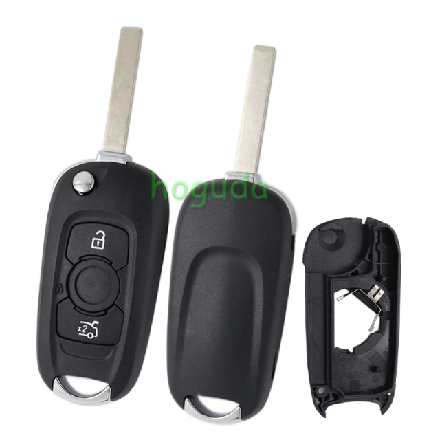 For Opel 2 button flip folding remote key blank