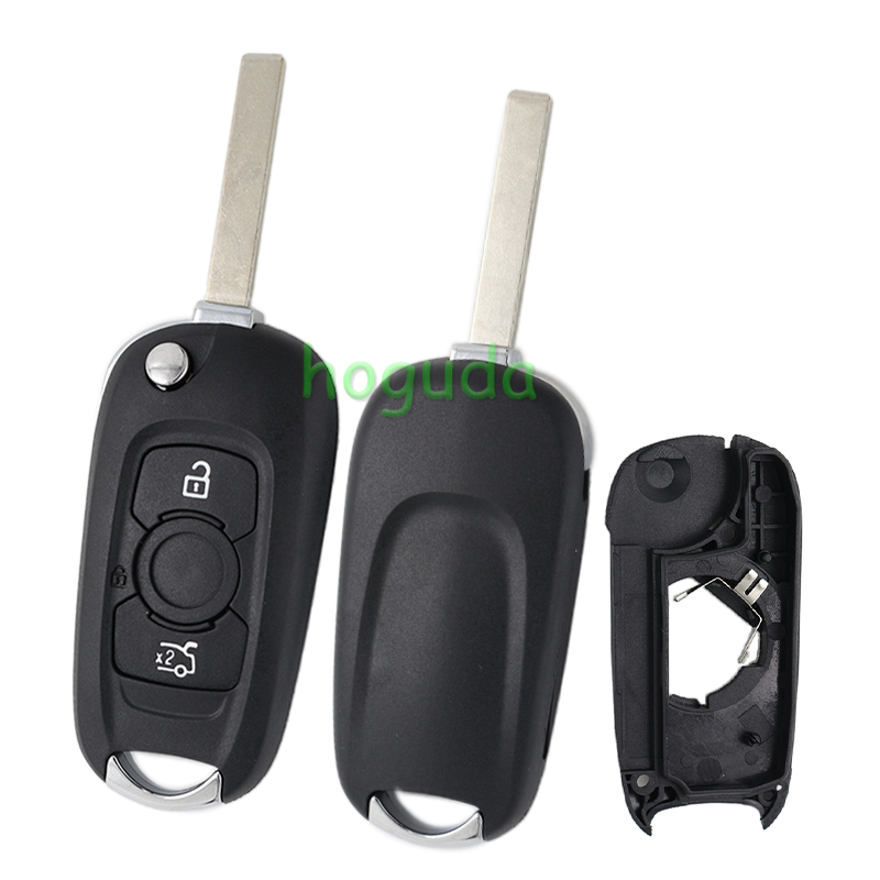 For Opel 2 button flip folding remote key blank