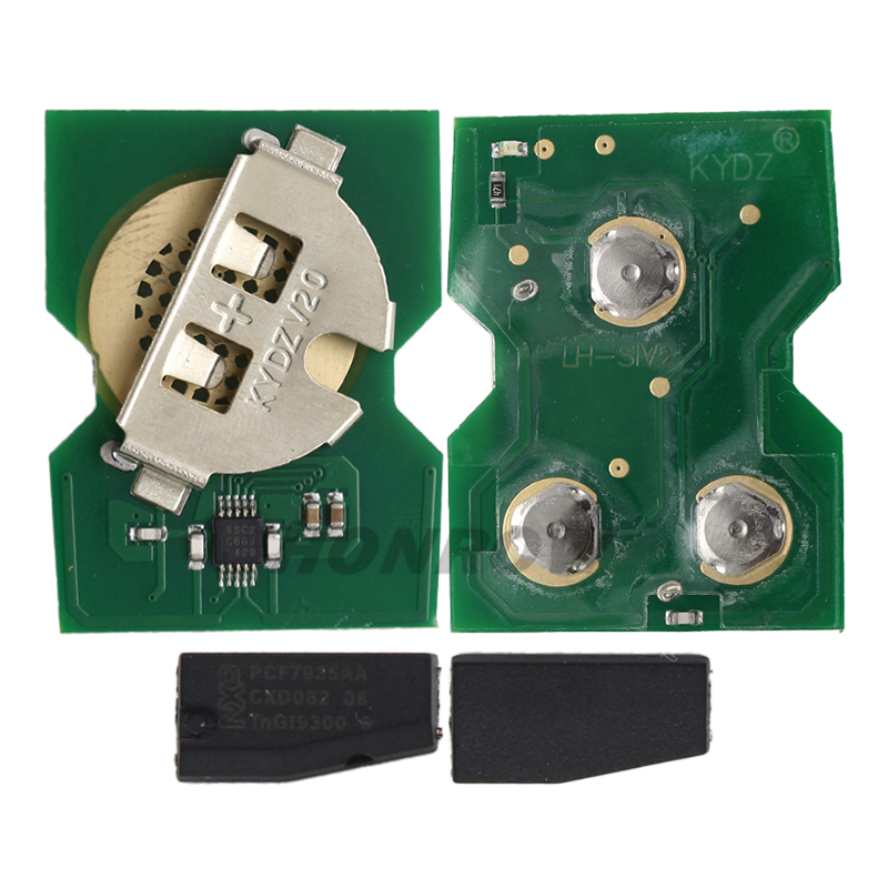For BMW 3 button remote key with 4 track blade 433mhz with ID44 PCF7935 Chip