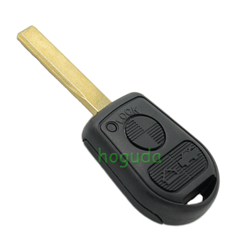 For BMW 3 button remote key with 2 track blade 433mhz with ID44 PCF7935 Chip