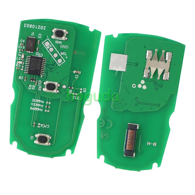 KYDZ For bmw 3 button remote key for bmw 1、3、5、6、X5, X6, Z4 series with PCF7945 Chip 433MHz  Its for CAS3 and CAS3+ Systems