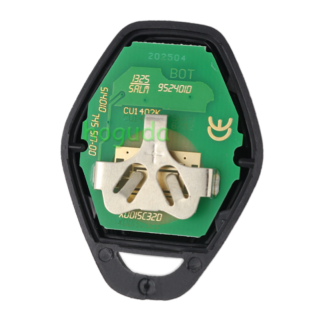 For BMW EWS Systerm 3 button remote blank with 4 track blade with 7935 chip   434MHZ