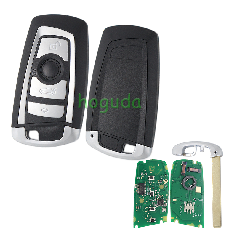 After Market For BMW 4 button keyless remote key with 868mhz PCF7953P FCC ID:YGOHUF5662