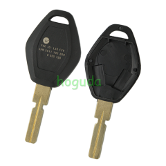 For BMW EWS Systerm 3 button remote blank with 4 track blade with 7935 chip   315MHZ