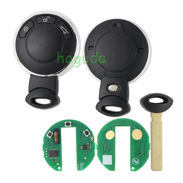 For BMW Mini remote key with 433mhz PCF7945(HITAG2 ) chip