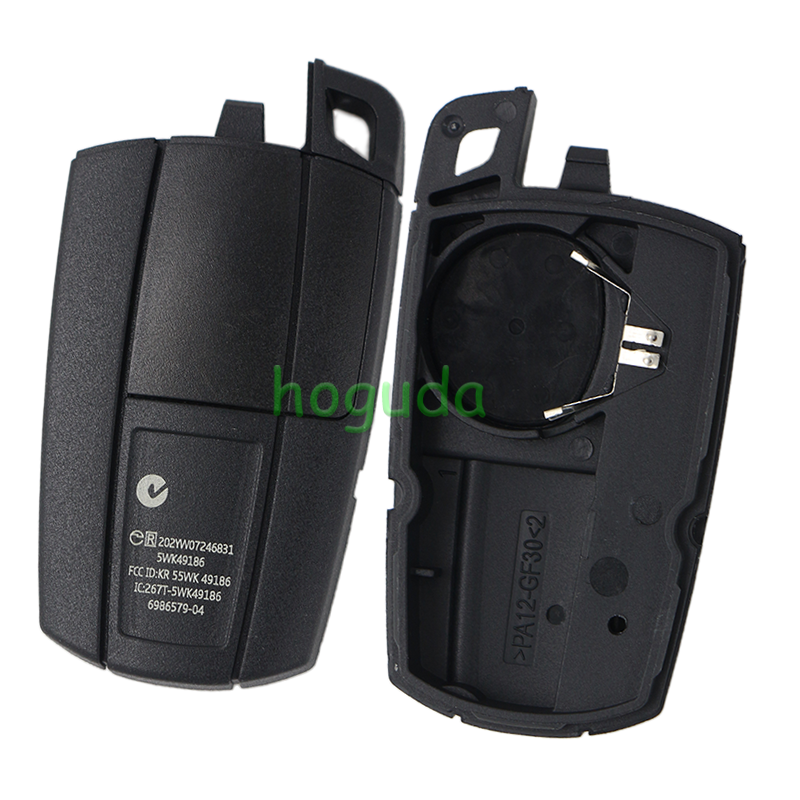 KYDZ For Bmw 5 series remote key for bmw 1、3、5、6、X5, X6, Z4 series with PCF7945 Chip 315MHz  Its for CAS3 and CAS3+ Systems. FCC ID:KR55WK49127