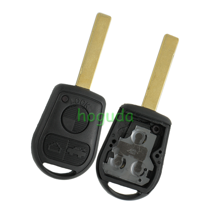 For BMW 3 button remote key with 2 track blade  315mhz with ID44 PCF7935 Chip