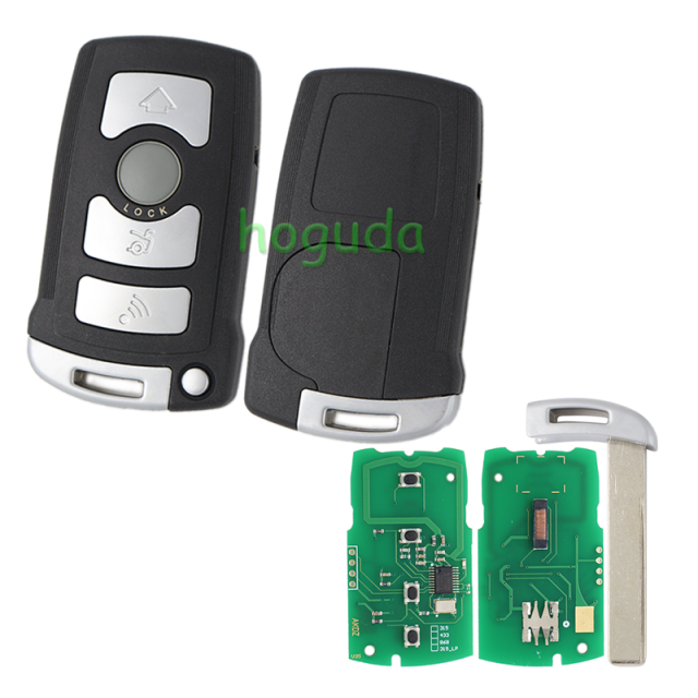For BMW 7 series remote key with 315 Mhz With 7942 chip