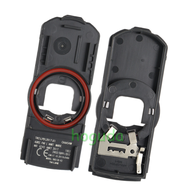 For Mazda 2 button keyless Smart remote key with 315MHz FSK PCF7953P / HITAG PRO / 49 CHIP FCC ID: WAZSKE13D01 Model: SKE13D-01