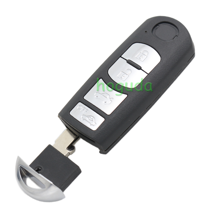 For Mazda 4 button Keyless Card Car Remote Control Key with ID49 chip 433MHz  FCCID:SKE13E-02