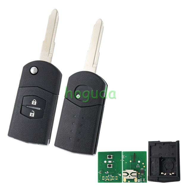 For Mazda 2 series 2 button remote key with 315Mhz