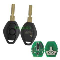 For BMW 5 Series CAS2 systerm 3 button remote key with 433mhz 7942chips