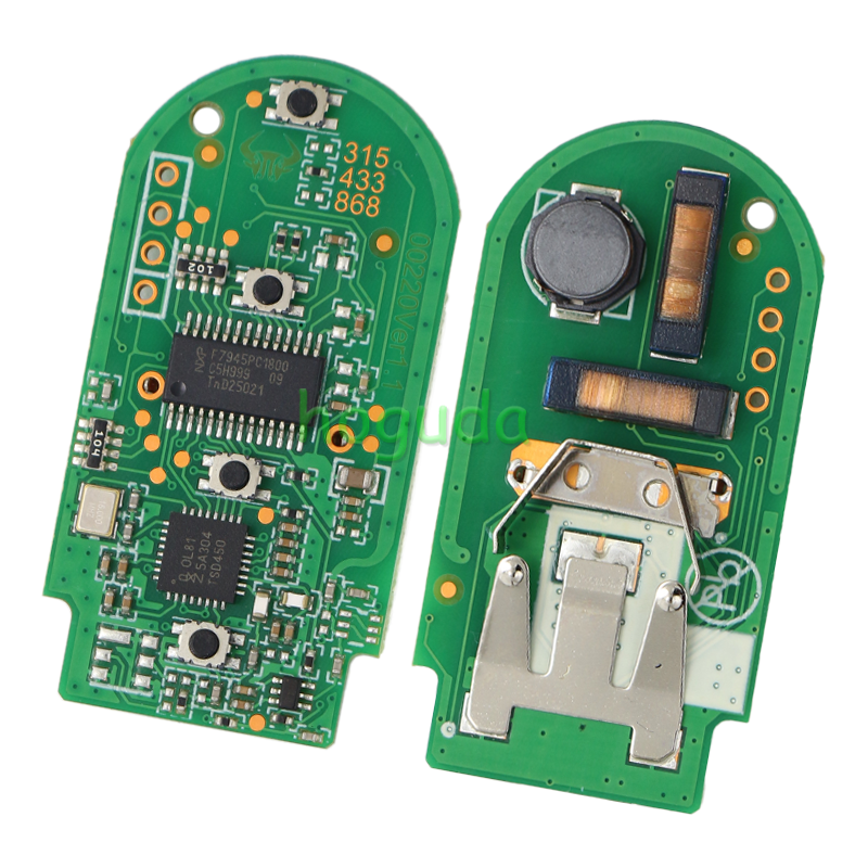 For AfterMarket BMW smart card 3 button remote key With 315MHZ PCF7953 chip FCCID:NBG1DGNG1 IC:2694A-IDGNG1