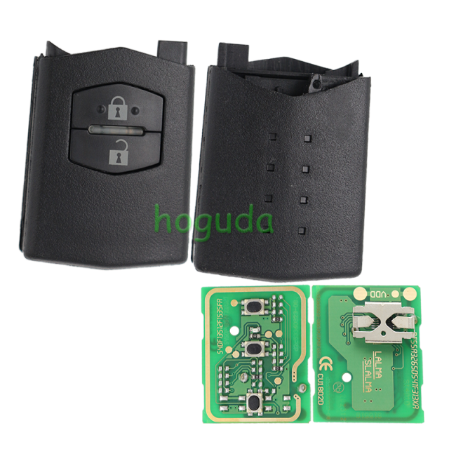 For Mazda 6 Series 2 button remote control with 433Mhz