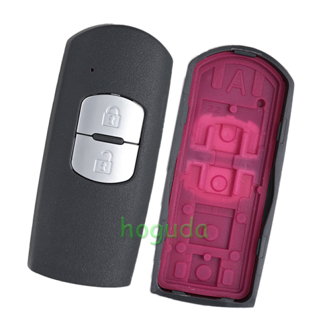 For Mazda 2 button keyless Smart remote key with 315MHz FSK PCF7953P / HITAG PRO / 49 CHIP FCC ID: WAZSKE13D01 Model: SKE13D-01