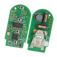 Keyless For AfterMarket BMW smart card  4 button remote key With 433MHZ PCF7945P chip FCCID:NBG1DGNG1 IC:2694A-IDGNG1