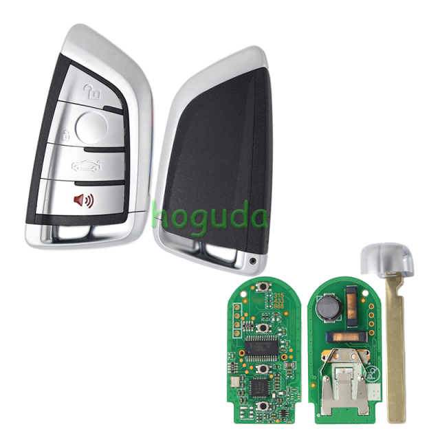 Keyless For After Market BMW 4 button remote key With 315MHZ PCF7945P chip  FCCID:NBG1DGNG1 IC:2694A-IDGNG1