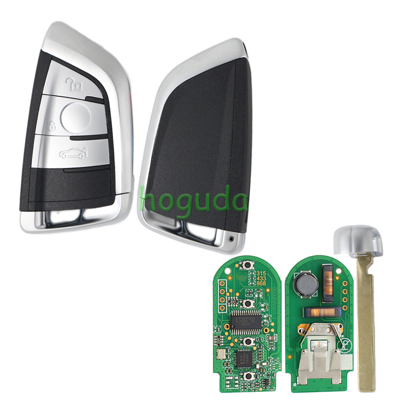 For AfterMarket BMW smart card 3 button remote key With 433MHZ PCF7953 chip FCCID:NBG1DGNG1 IC:2694A-IDGNG1