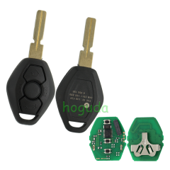 For BMW 5 Series CAS2 systerm 3 button remote key with 315-LPmhz 7942chips