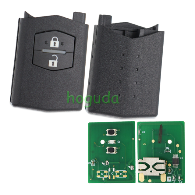 For Mazda 2 Series 2 button remote control with 315Mhz
