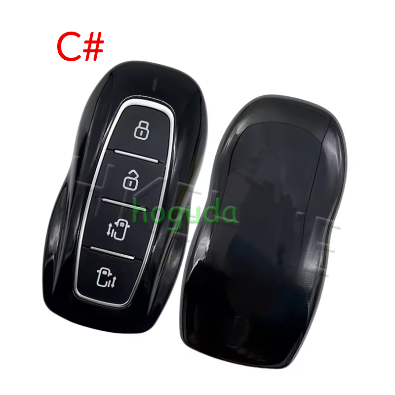 For Ford Tourneo Custom Equator JMC 4 button smart key shell without logo