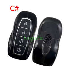 For Ford Tourneo Custom Equator JMC 4 button smart key shell
