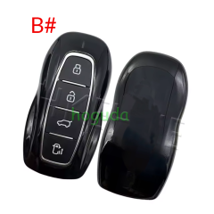 For Ford Tourneo Custom Equator JMC 4 button smart key shell without logo