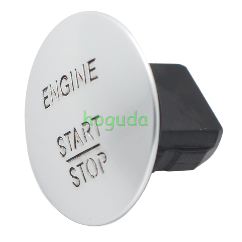 Switch For Benz Car Keyless Engine One Key Start Button Silver 2215450714 33161207