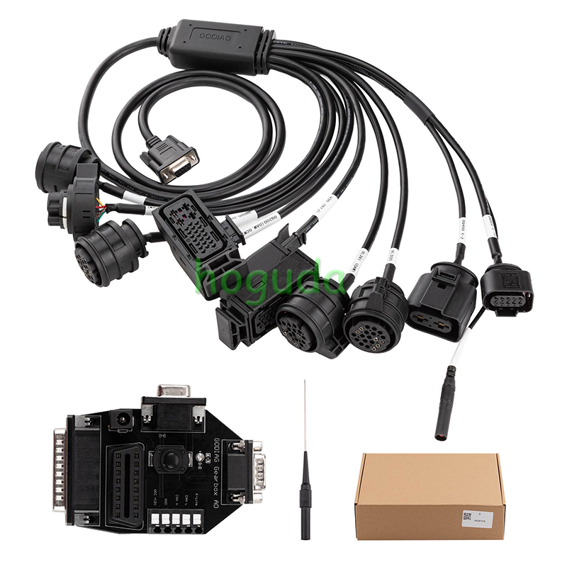 GODIAG Gearbox Cable 8-in-1 Set for V-A-G V30/ DQ200/ DL501/ VL300/ VL381/ DQ500/ DQ250/ DQ380/ DQ381/ DQ400E For Directly Connecting AUTEL G-BOX, XHORSE MULTI-PROG