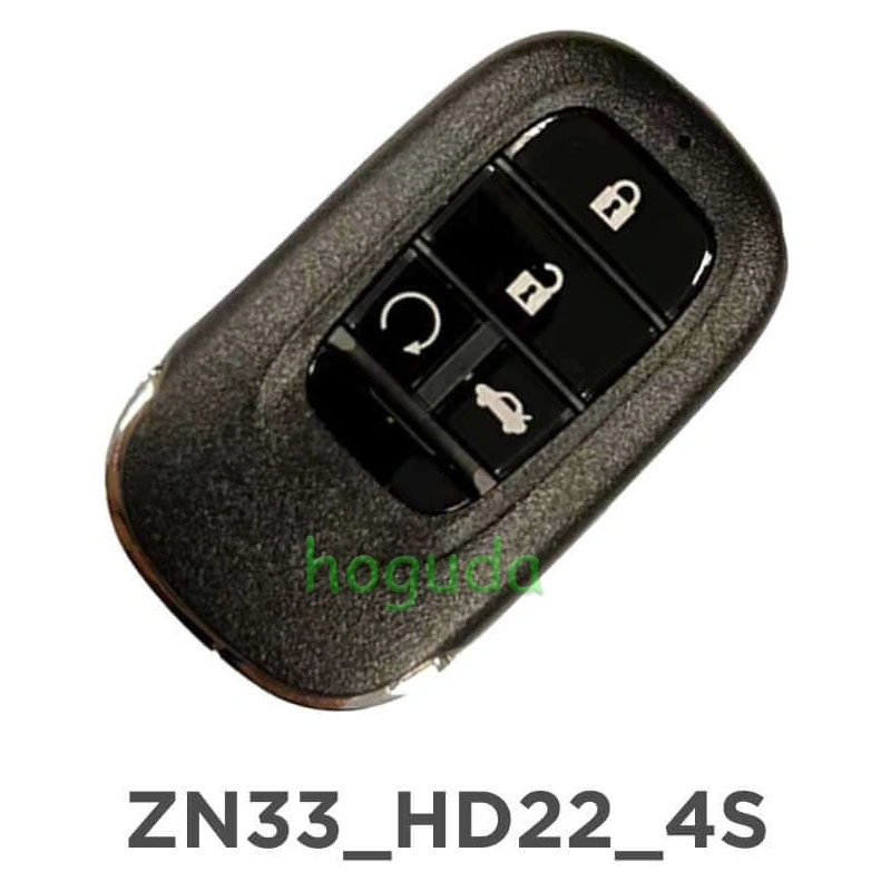 Zynell Key KYDZ ZN33 4 Button Universal Smart Key Excludes emergency key