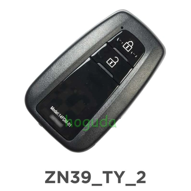 Zynell Key KYDZ ZN39 2 Button Universal Smart Key Excludes emergency key