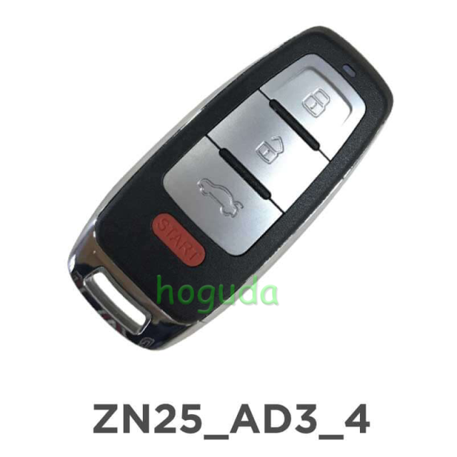KYDZ ZN25 4 Button Universal Smart Key Excludes emergency key