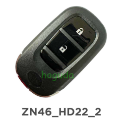 KYDZ ZN46 2 Button Universal Smart Key Excludes emergency key