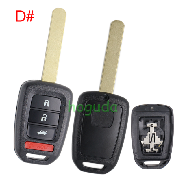 For Honda 2/2+1/3/3+1 button  remote key blank