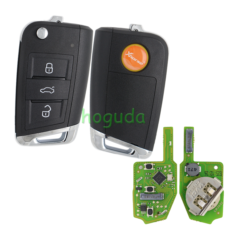 Xhorse MQB Style Smart Proximity Remote Key XSDM04EN 3 Buttons for MINI Key Tool/VVDI2/Key Tool