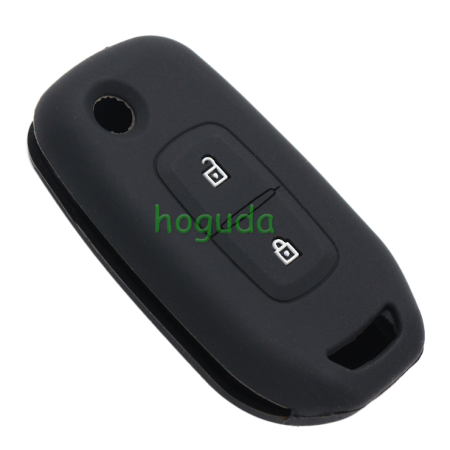 For Renault 2 button silicon case (black,blue ,red. Please choose the color)