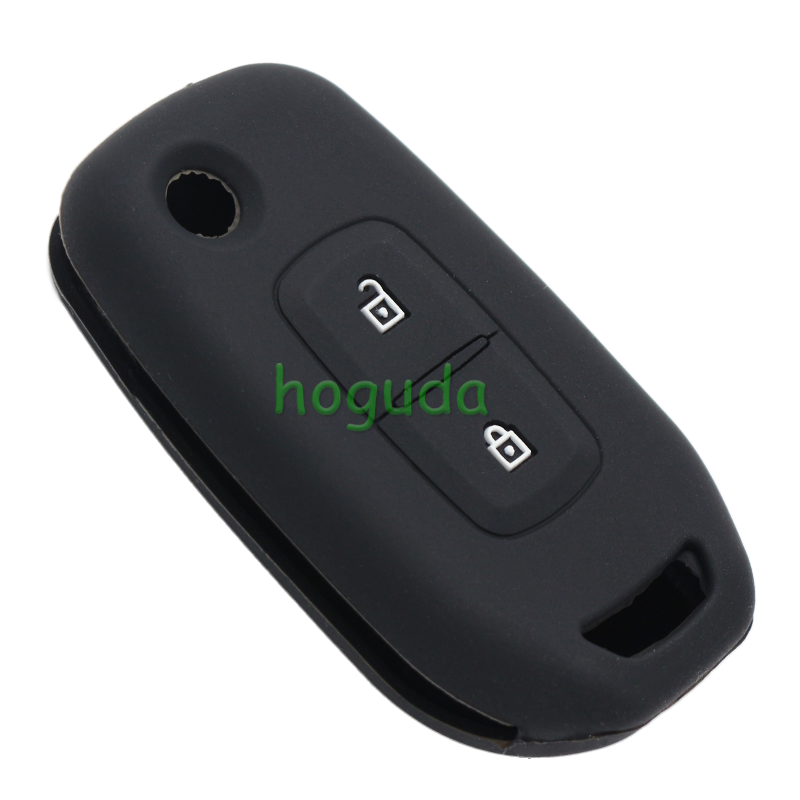 For Renault 2 button silicon case (black,blue ,red. Please choose the color)