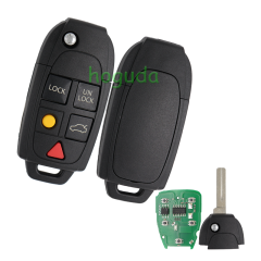For Volvo XC70 XC90 S60 S70 S80 V70 5 Button Remote Key with 433MHz ID48 Chip FCCID: LQNP2T-APU,Canada: 2306104388