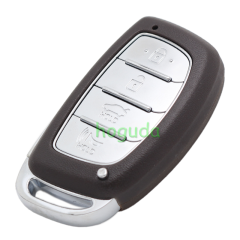 For Hyundai 3/4 button  remote key blank with battery clamp
