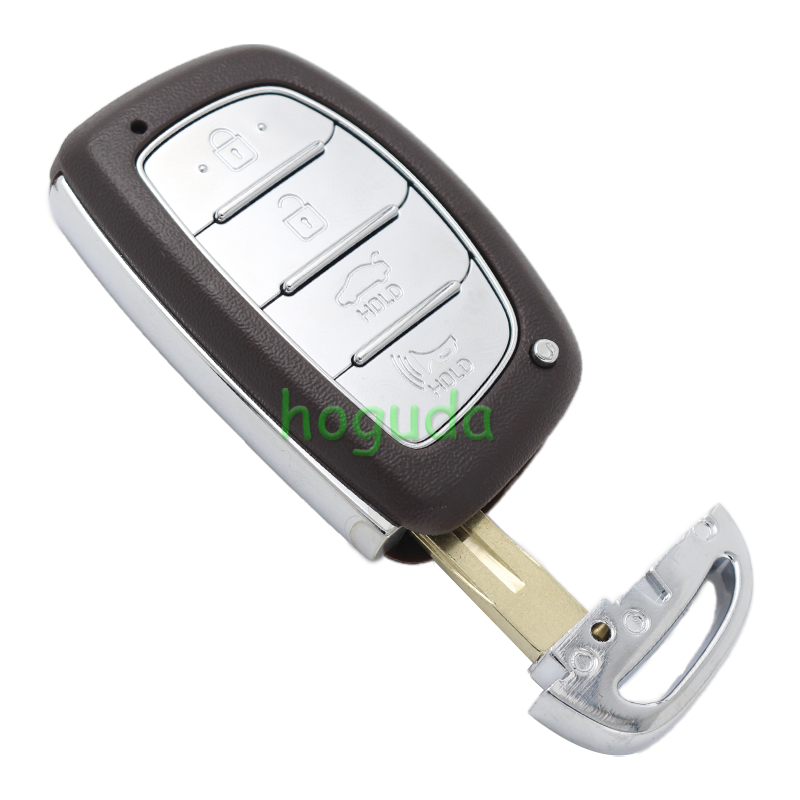 For Hyundai 3/4 button  remote key blank with battery clamp