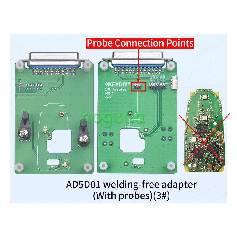 3# KEYDIY AD5D01 welding-free adapter (With probes)