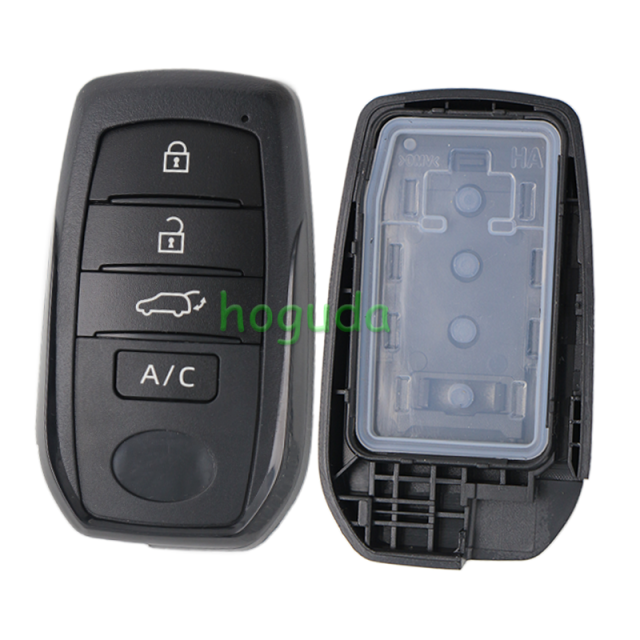 For Toyota Prius Yaris 2/3/4 button remote key shell