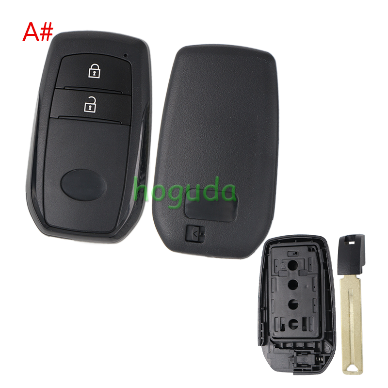 For Toyota Prius Yaris 2/3/4 button remote key shell