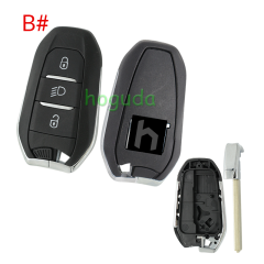 For Fiat 3 button remote key blank with VA2 blade，new back case  Please choose the button.