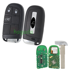 For Original Jeep Renegade 3 button remote key with 4A HITAG AES 433mhz