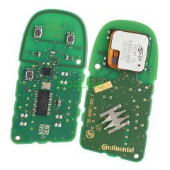 For Original Jeep Renegade 3 button remote key with 4A HITAG AES 433mhz